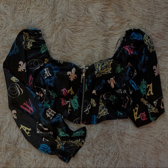 Silky print blouse - Picture 1 of 1
